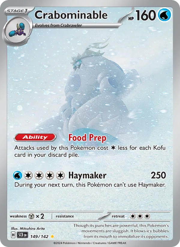 149-holo-snowflake Crabominable (Snowflake stamp) – Stellar Crown