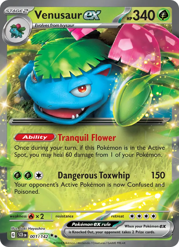001 Venusaur ex – Stellar Crown