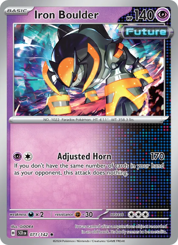 071 Iron Boulder – Stellar Crown