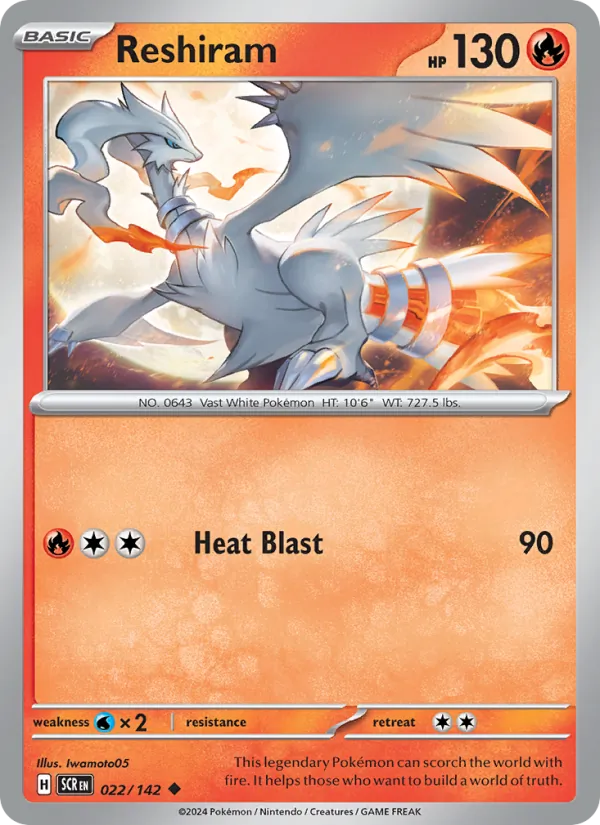022-RH Reshiram – Stellar Crown