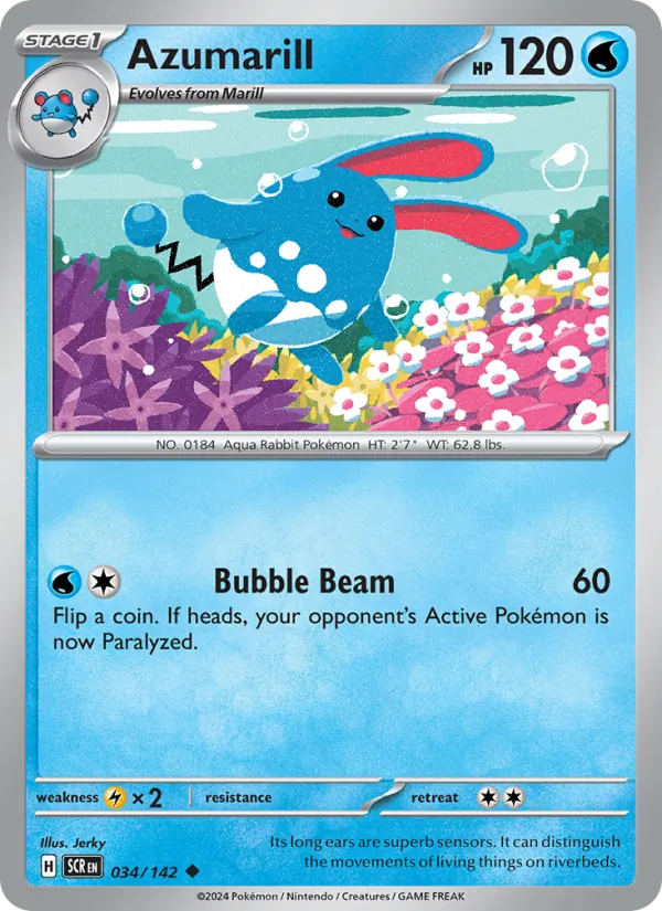 034-RH Azumarill – Stellar Crown