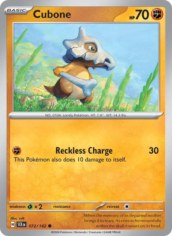 072-RH Cubone – Stellar Crown