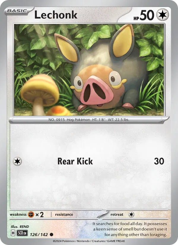 126-RH Lechonk – Stellar Crown