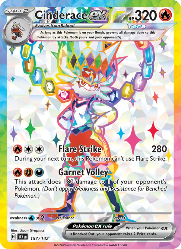 157 Cinderace ex – Stellar Crown
