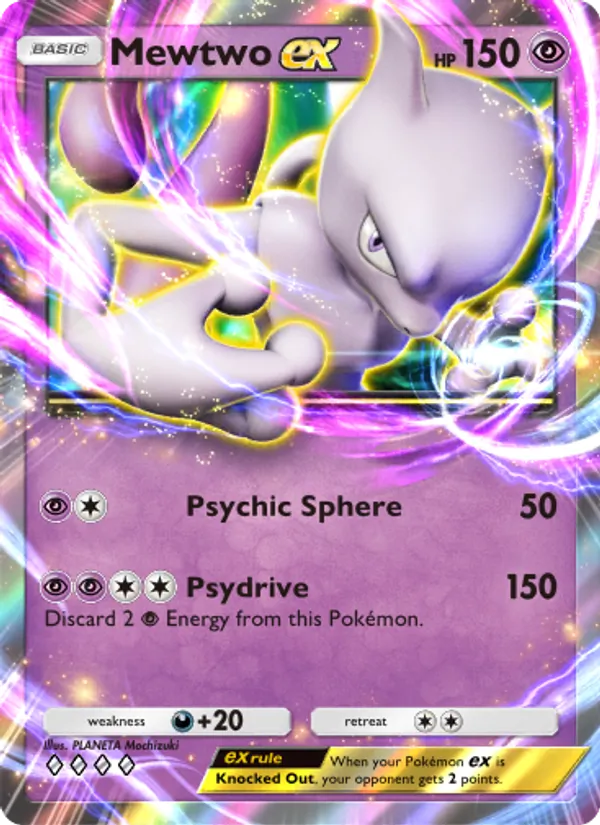 129 Mewtwo ex – Genetic Apex