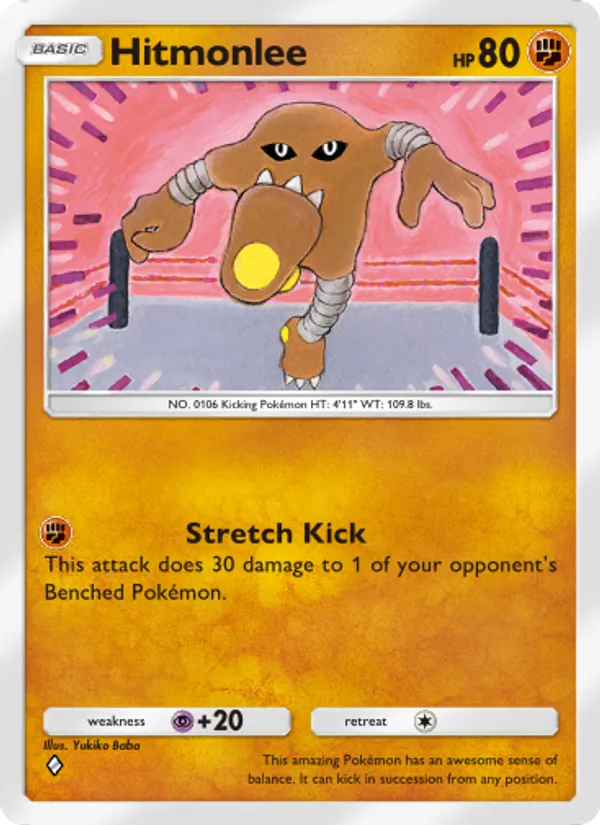 154 Hitmonlee – Genetic Apex