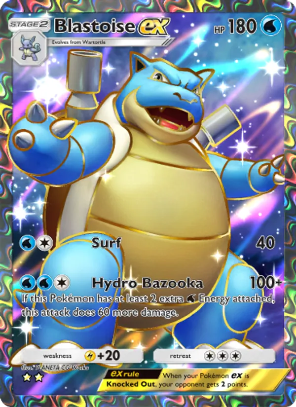 256 Blastoise ex – Genetic Apex