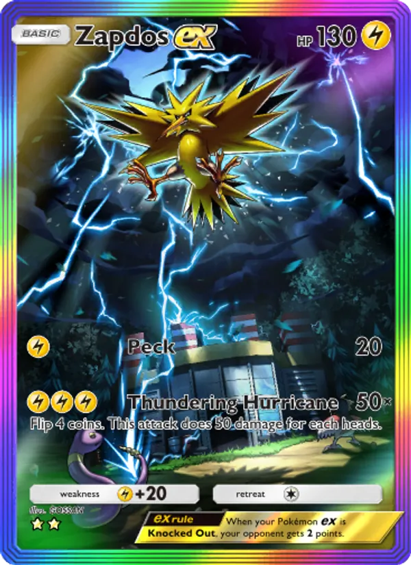276 Zapdos ex – Genetic Apex