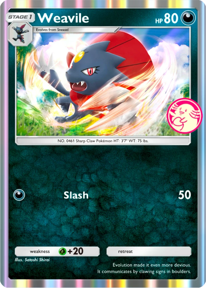 100 Weavile – Promos-A