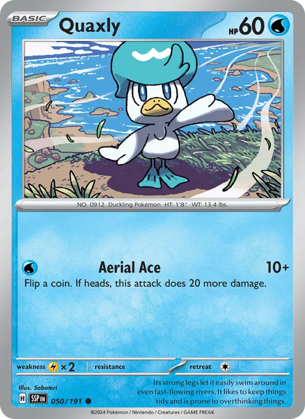 050-normal-horizons Quaxly (Pokémon Horizons stamp) – Surging Sparks