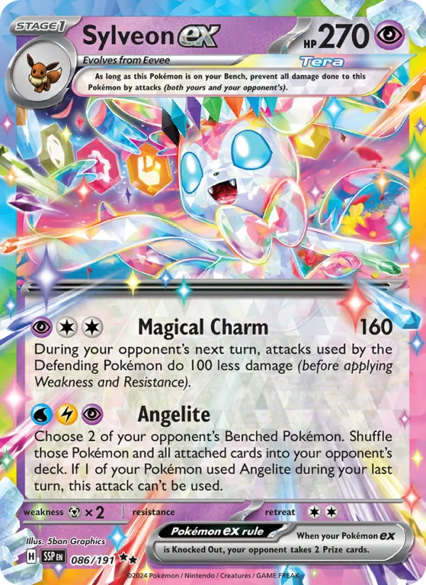 086-holo-playerrewardsprogram Sylveon ex (Player Rewards stamp) – Surging Sparks
