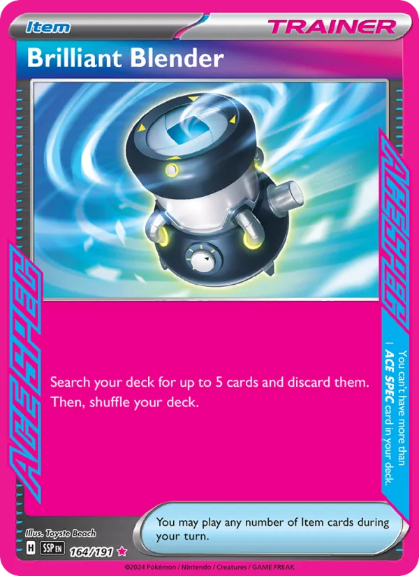 164-holo-playerrewardsprogram Brilliant Blender (Player Rewards stamp) – Surging Sparks