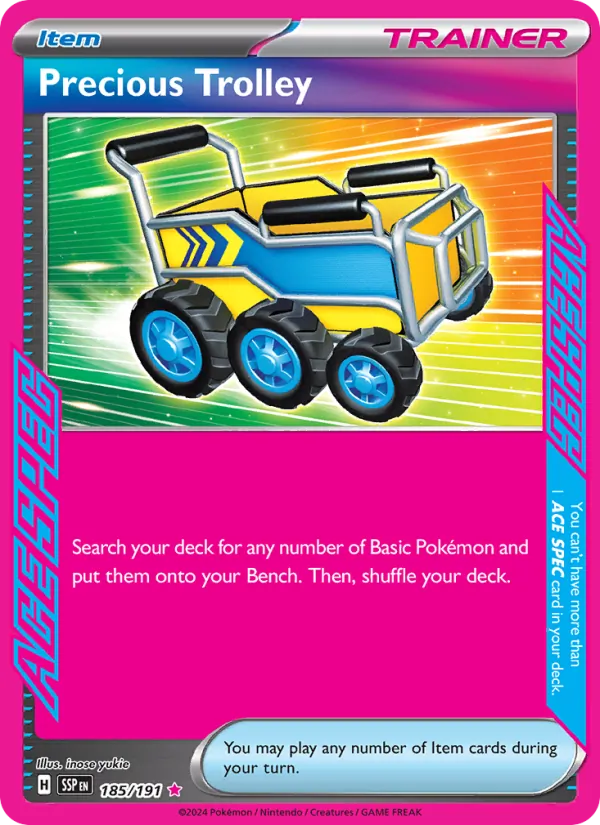 185-holo-playerrewardsprogram Precious Trolley (Player Rewards stamp) – Surging Sparks