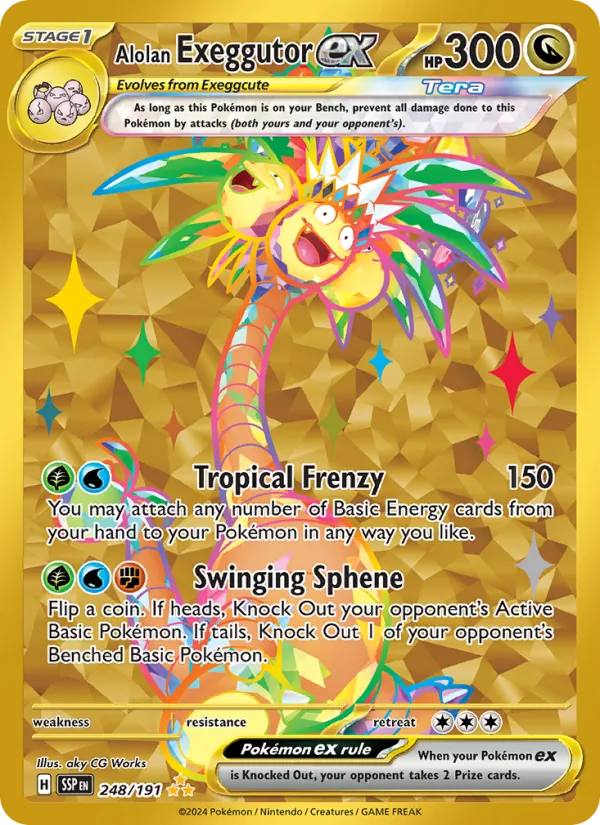 248 Alolan Exeggutor ex – Surging Sparks