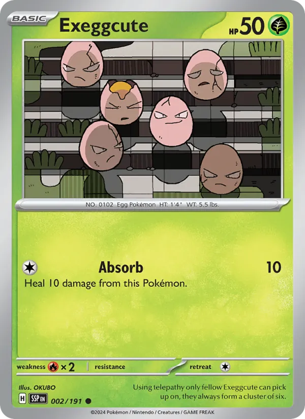 002 Exeggcute – Surging Sparks