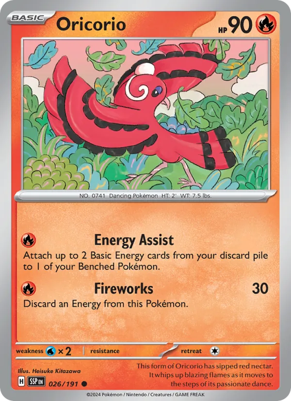 026 Oricorio – Surging Sparks