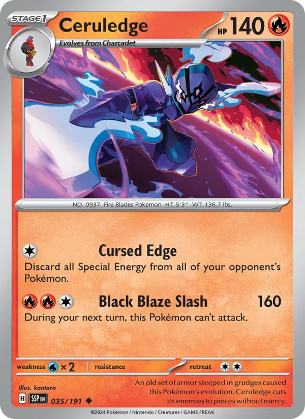 035 Ceruledge – Surging Sparks