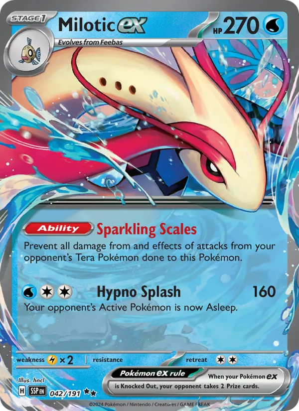042 Milotic ex – Surging Sparks