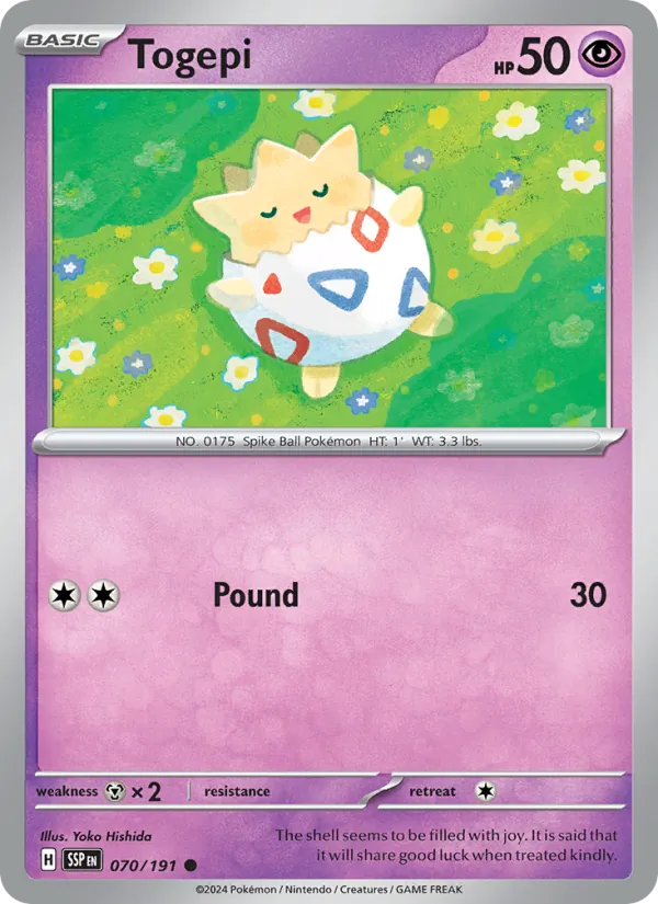 070 Togepi – Surging Sparks