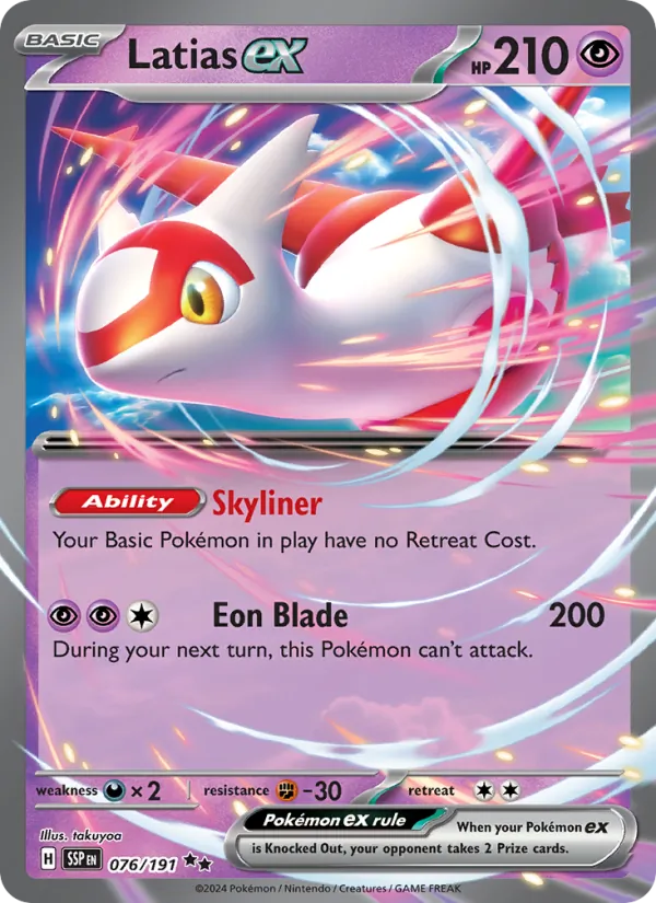 076 Latias ex – Surging Sparks