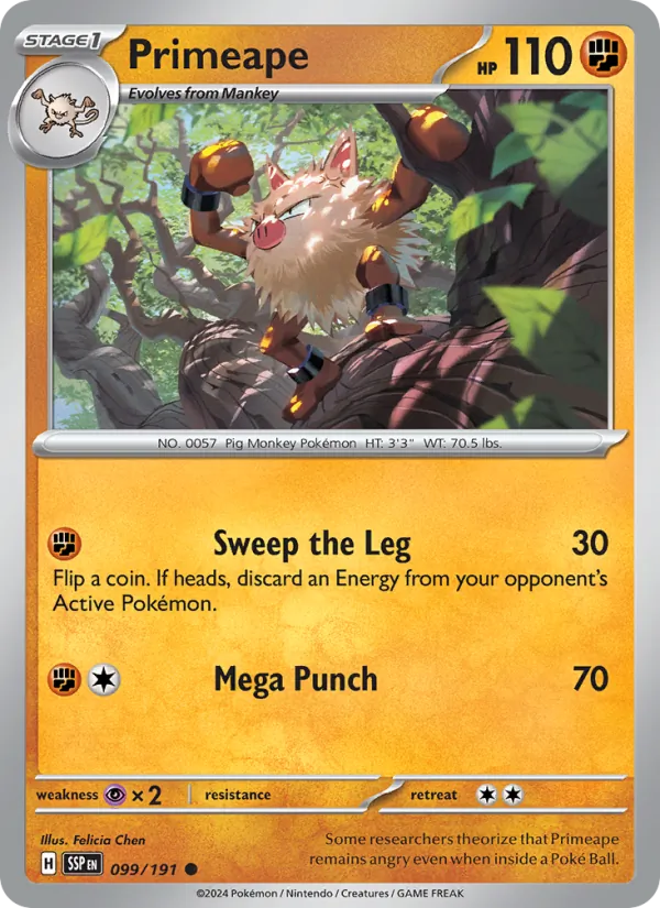 099 Primeape – Surging Sparks