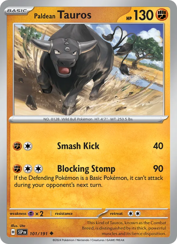 101 Paldean Tauros – Surging Sparks