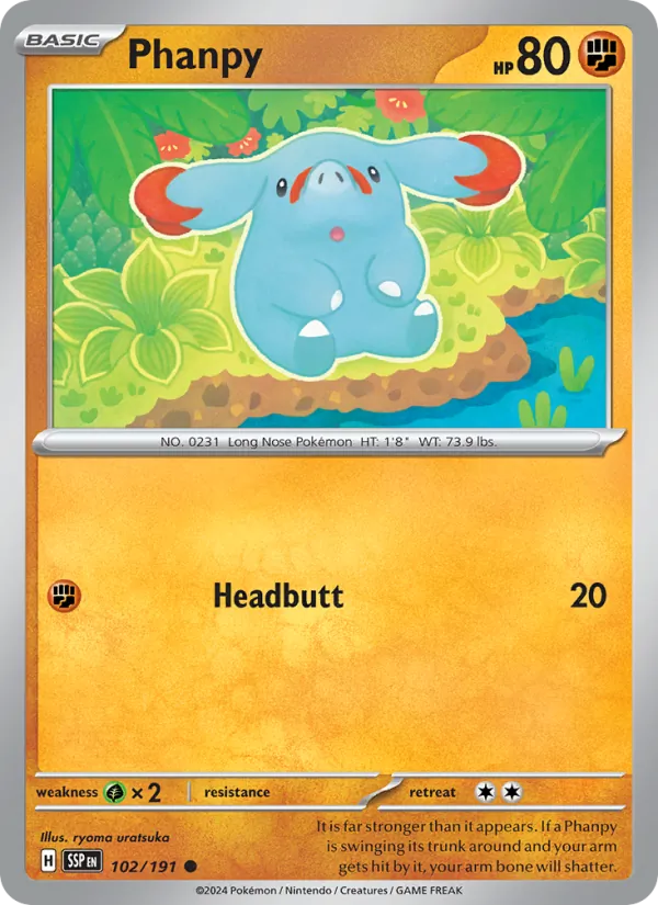 102 Phanpy – Surging Sparks