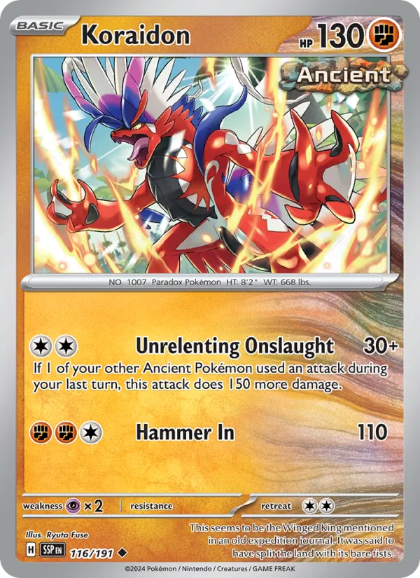 116 Koraidon – Surging Sparks