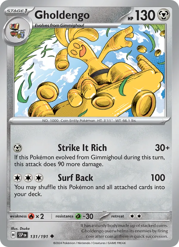 131 Gholdengo – Surging Sparks