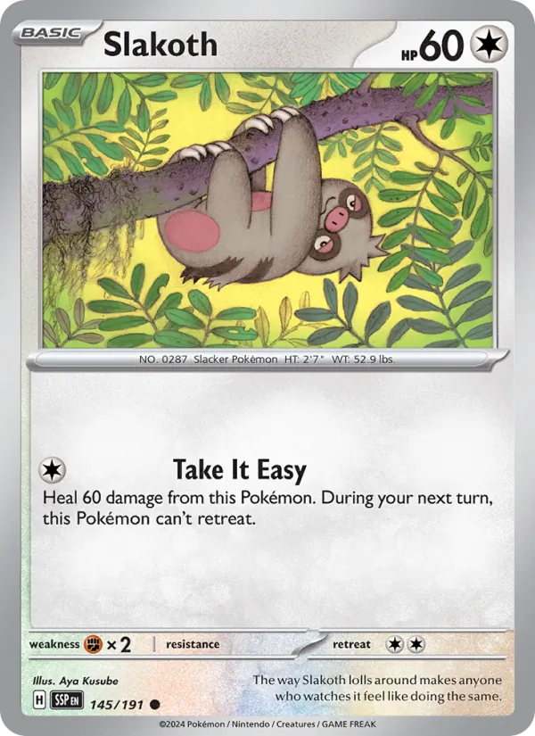 145 Slakoth – Surging Sparks