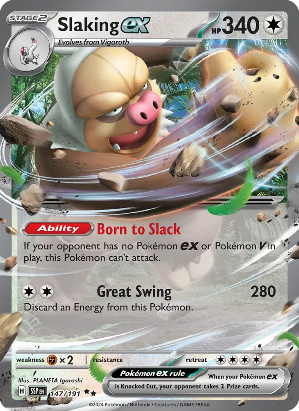 147 Slaking ex – Surging Sparks