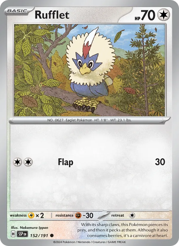 152 Rufflet – Surging Sparks