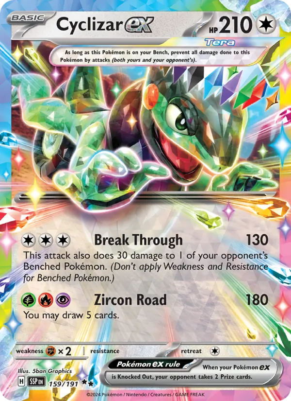 159 Cyclizar ex – Surging Sparks