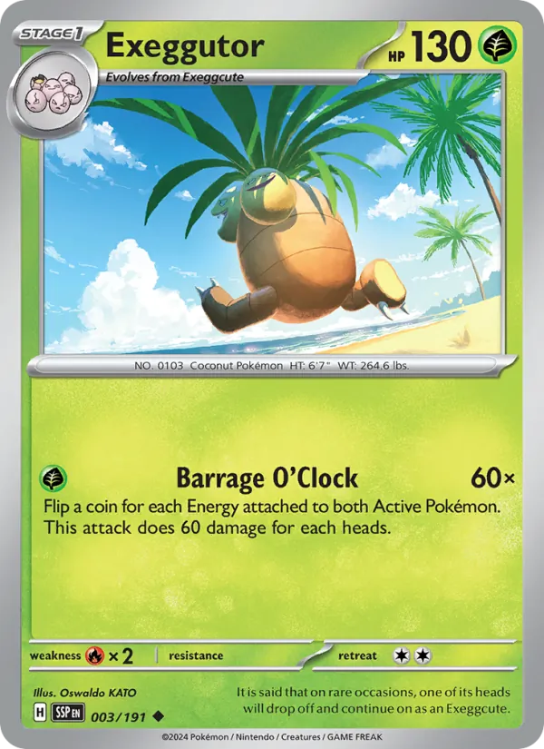 003-RH Exeggutor – Surging Sparks
