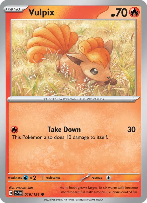 016-RH Vulpix – Surging Sparks