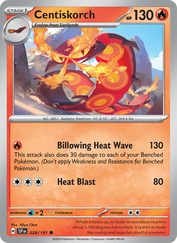 028-RH Centiskorch – Surging Sparks