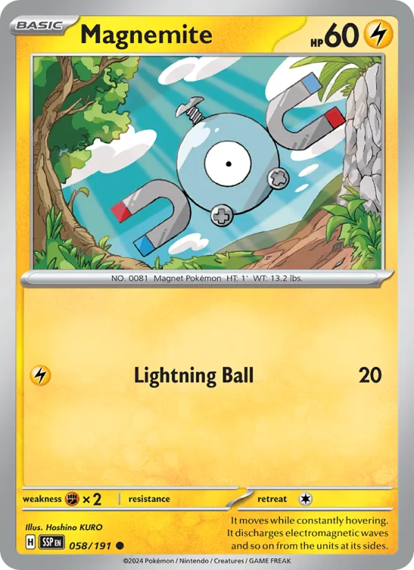 058-RH Magnemite – Surging Sparks