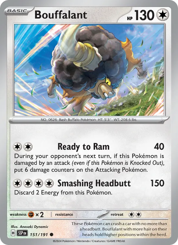 151-RH Bouffalant – Surging Sparks