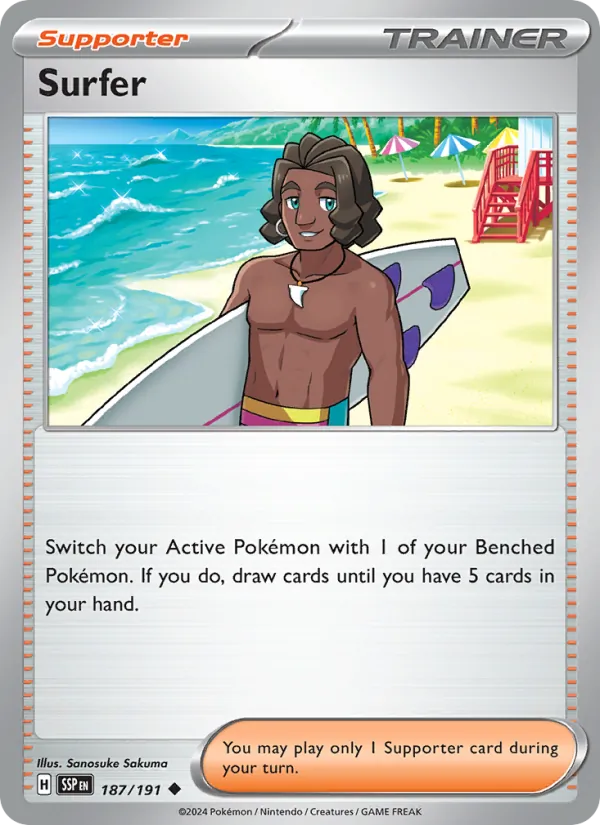 187-RH Surfer – Surging Sparks