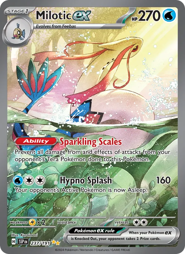 237 Milotic ex – Surging Sparks