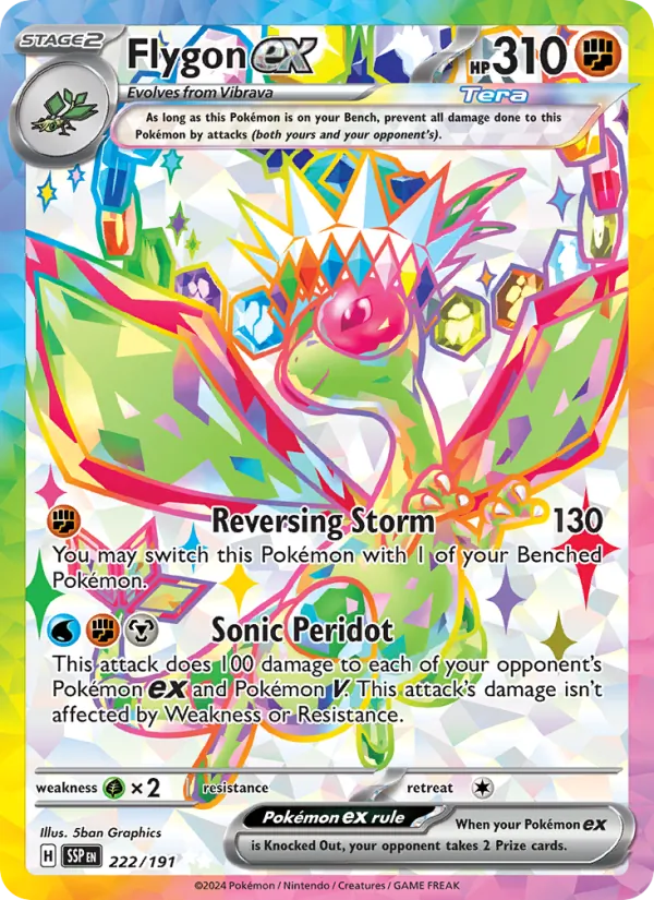 222 Flygon ex – Surging Sparks