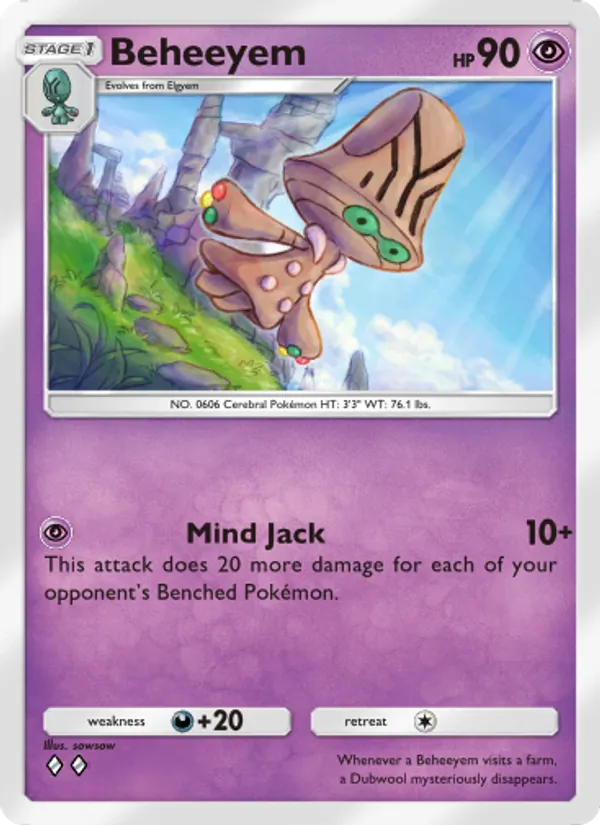 035 Beheeyem – Mythical Island
