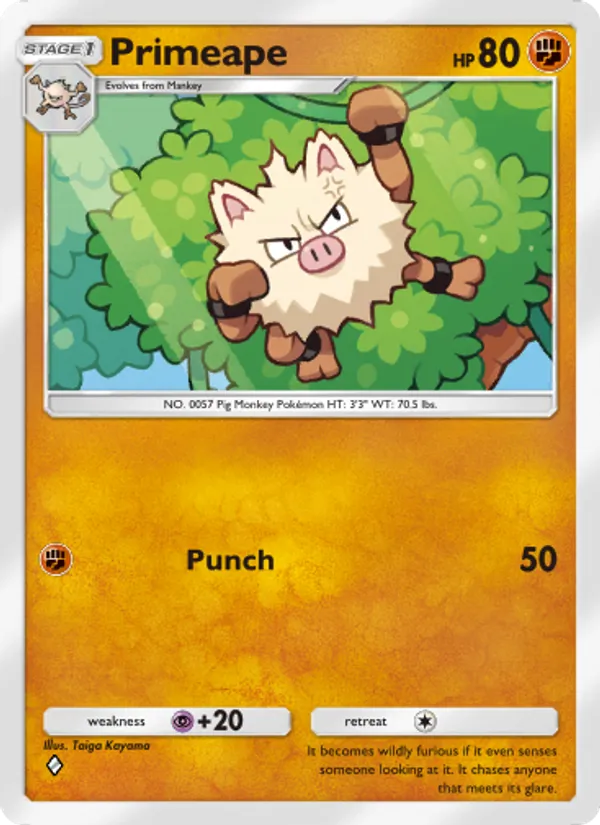 042 Primeape – Mythical Island