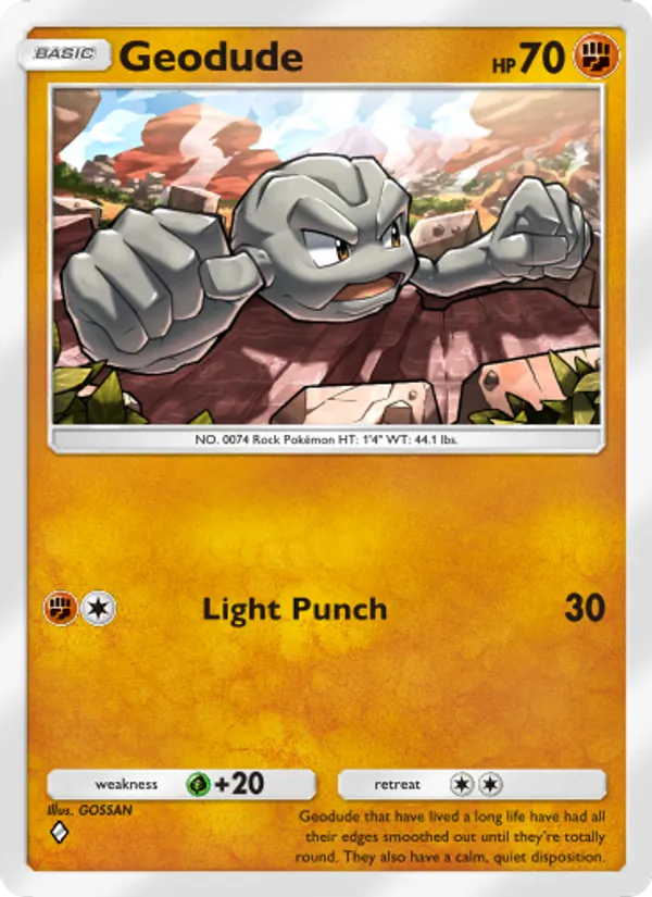 043 Geodude – Mythical Island