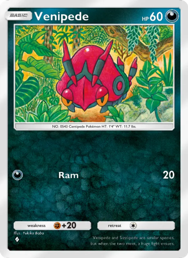 053 Venipede – Mythical Island