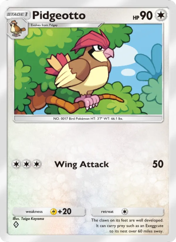 058 Pidgeotto – Mythical Island