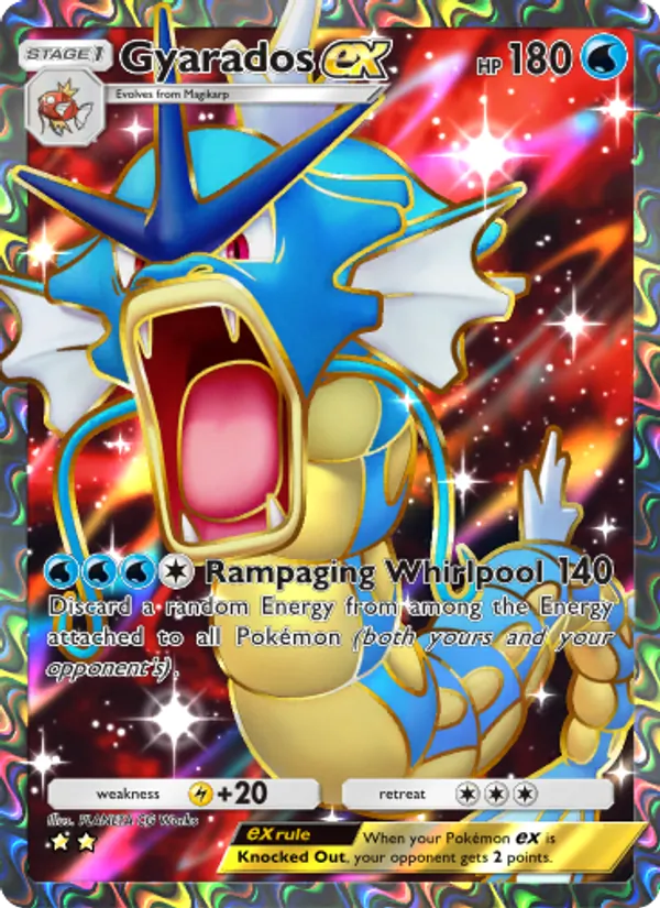 076 Gyarados ex – Mythical Island