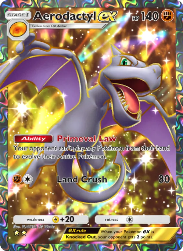 078 Aerodactyl ex – Mythical Island