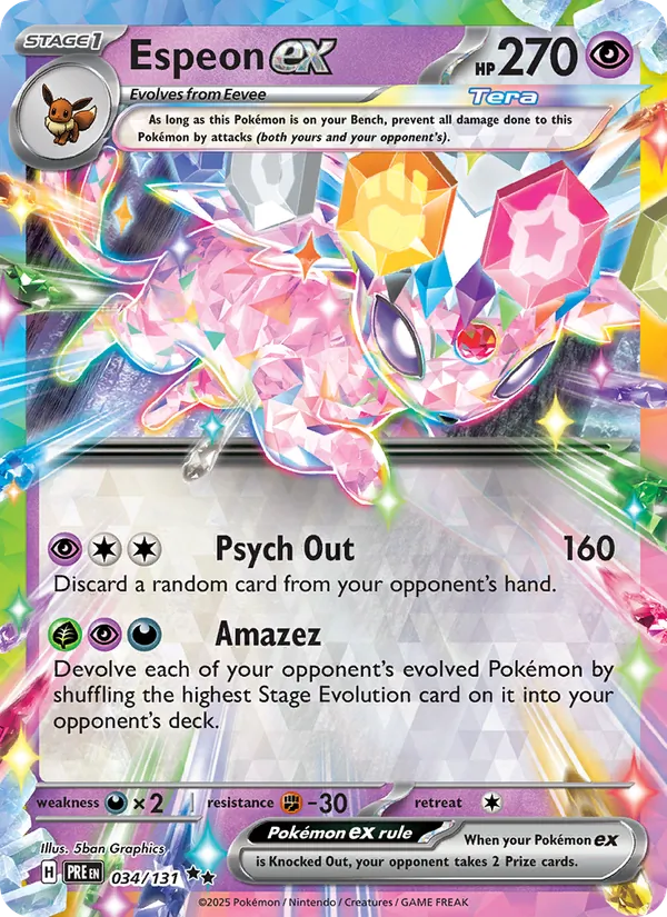 034-holo-setlogo Espeon ex (Set logo stamp) – Prismatic Evolutions