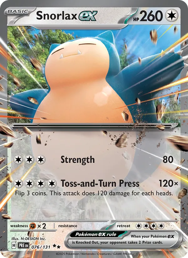 076-holo-setlogo Snorlax ex (Set logo stamp) – Prismatic Evolutions